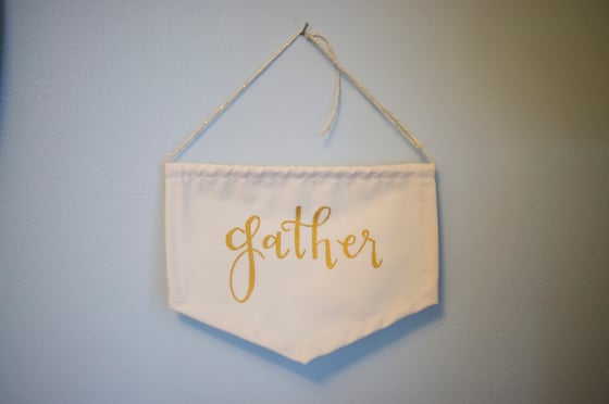 Image of Gather Mini Flag