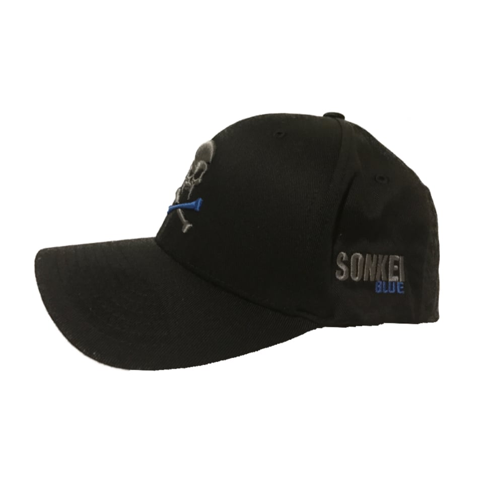 Image of Sonkei Blue 3D Puff Black FlexFit Hat