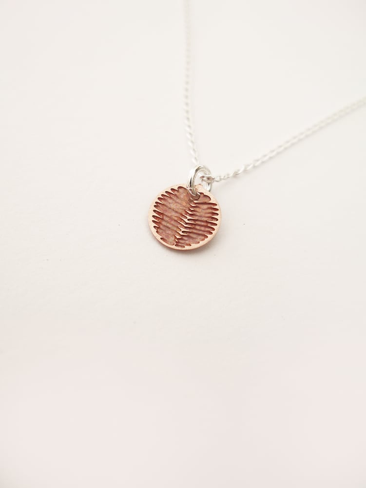 Image of DOT NECKLACE: WATTLE (BRASS/COPPER/STAINLESS STEEL)