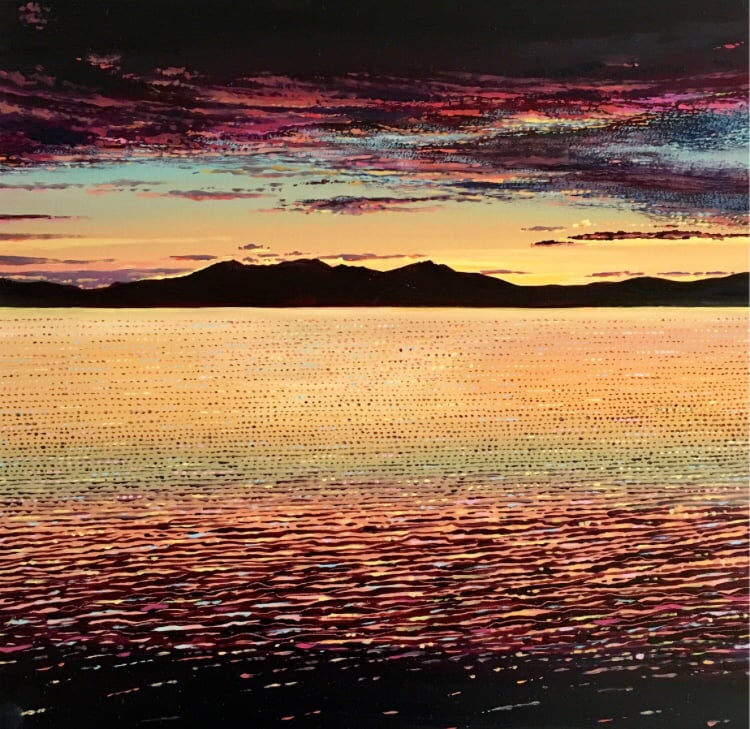 Image of Arran twilight small giclée print