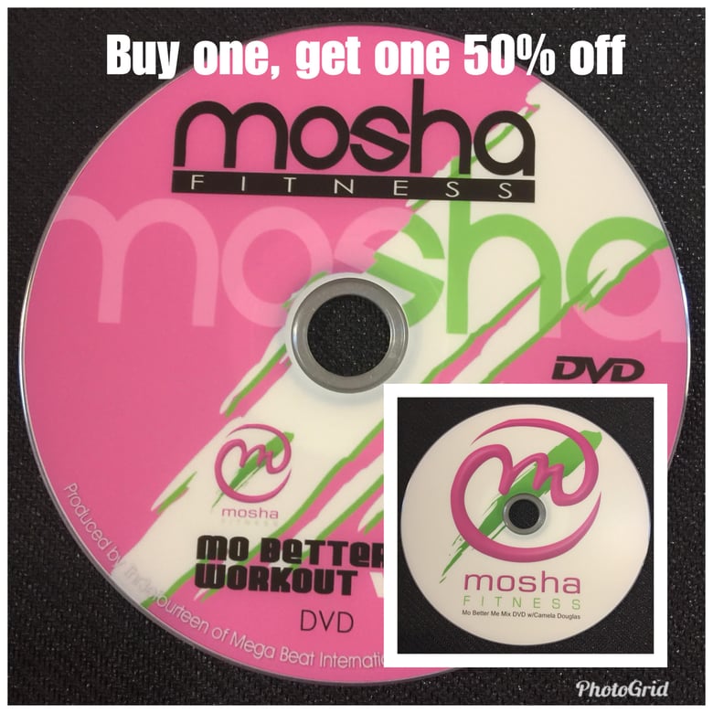 Image of Mosha Fitness DVD and Mix DVD