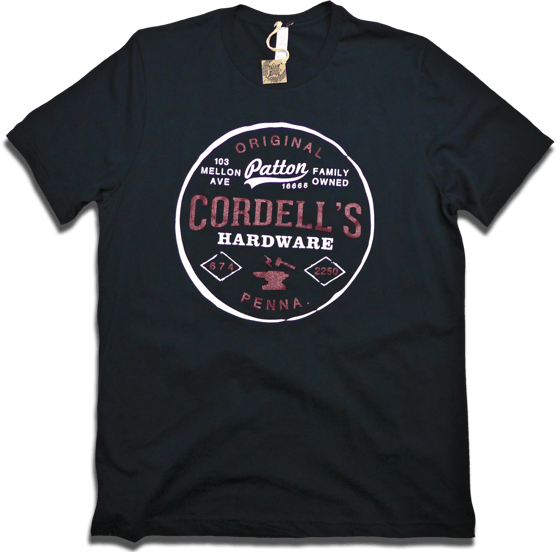 Image of "Cordell's Hardware" tee