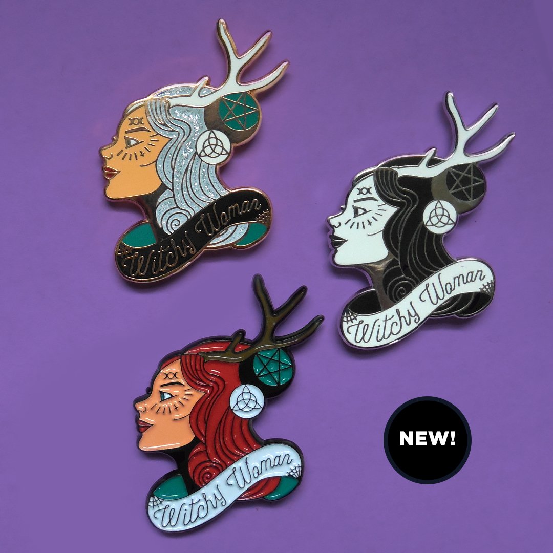 Image of Witchy Woman Enamel Pins