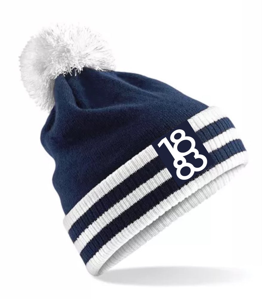 Image of 1883 Navy Bobble Hat (500 sold)