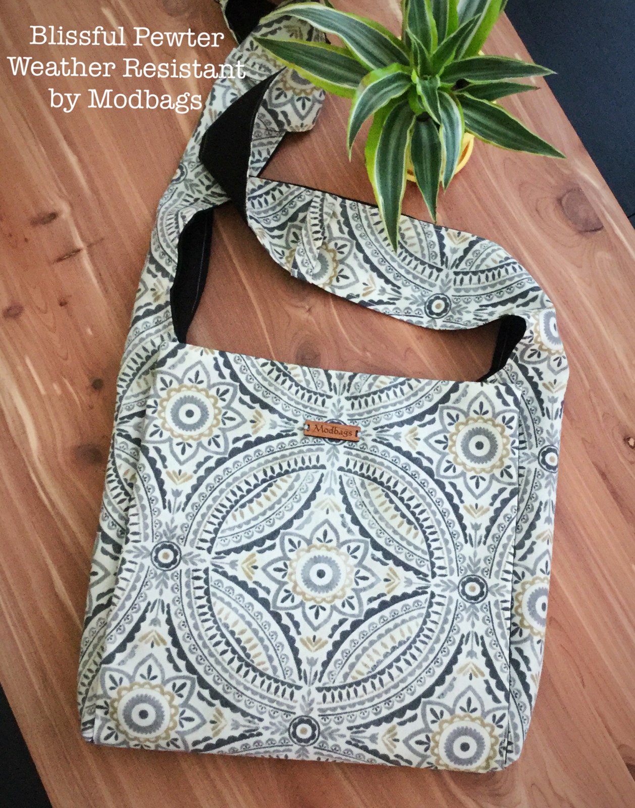 Blissful Pewter Weather Resistant Ministry Bag | Modbags