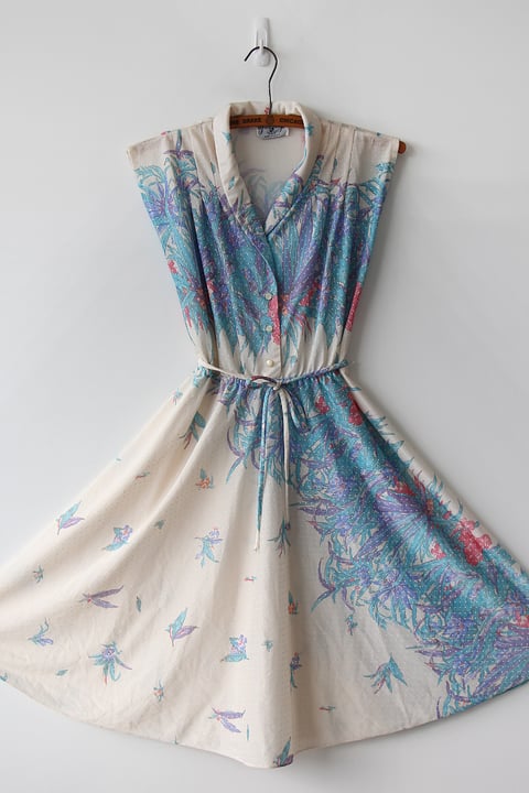 Image of SOLD Snowing In The Jungle Dress
