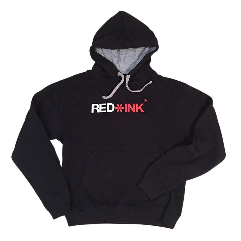 Image of SUDADERA UNISEX NEGRA. RED*INK CONCEPT
