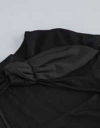 Image 12 of Paris Bow High Slit Maxi Dress