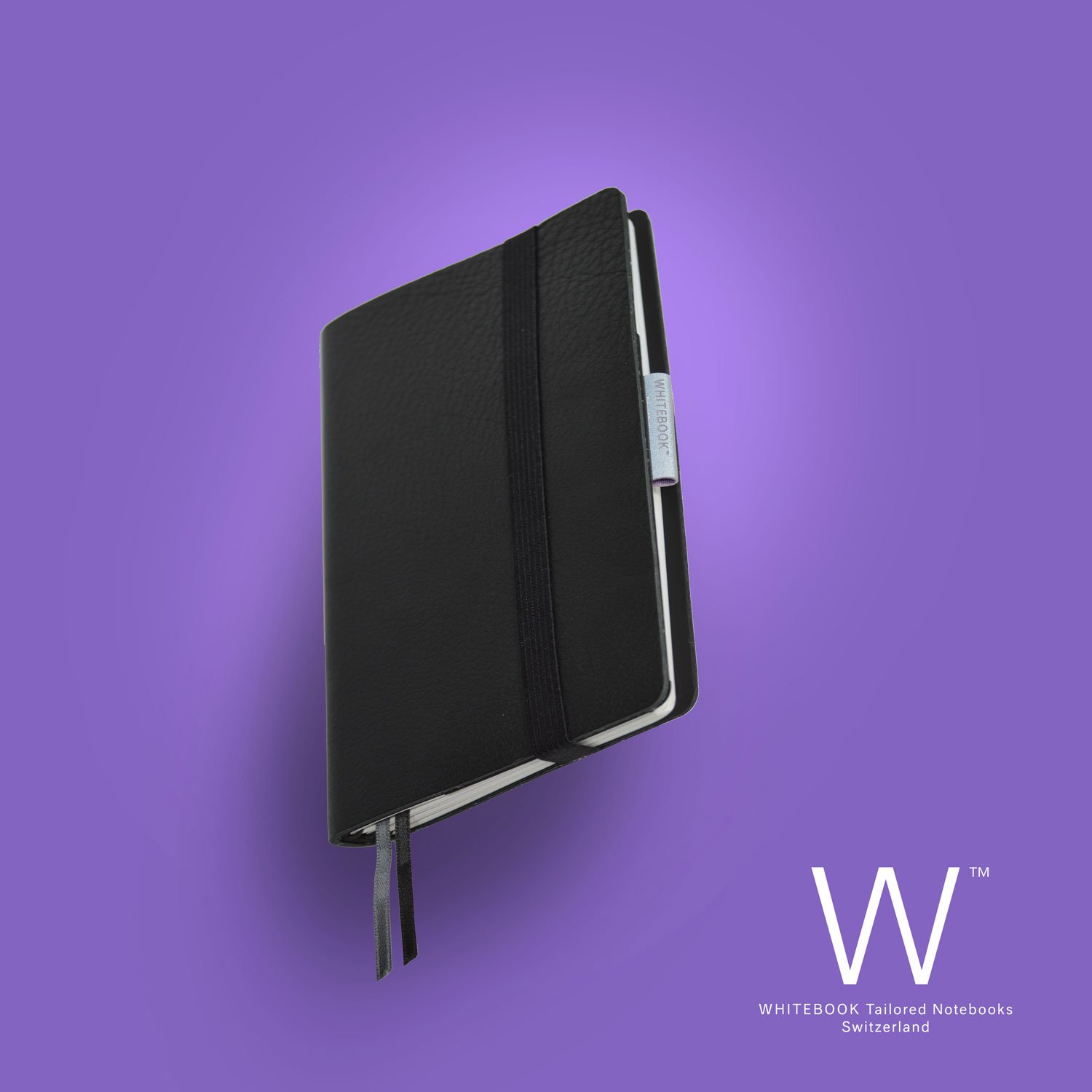 Image of WHITEBOOK MOBILE S201, soft french calf leather, black