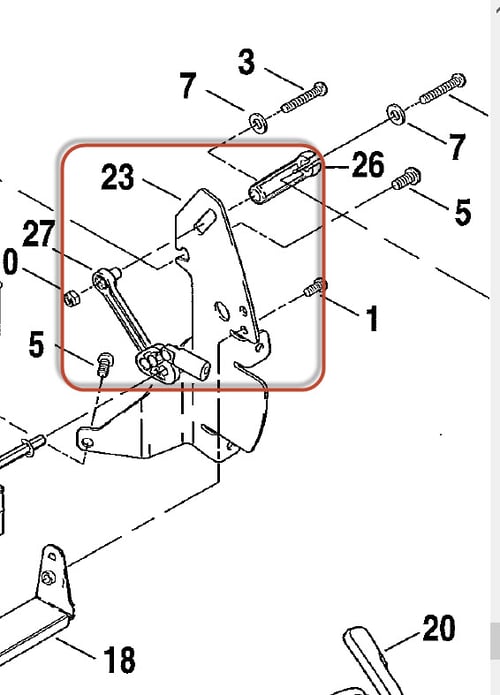 Image of FXDXT Fairing Link Extension Arm