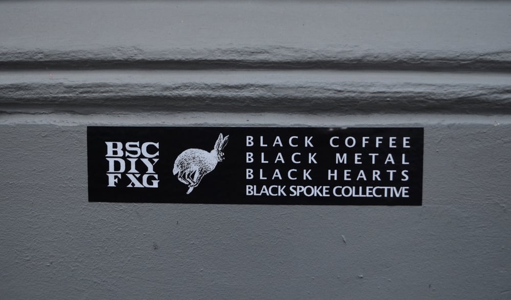 Image of Black Coffee XL Sticker