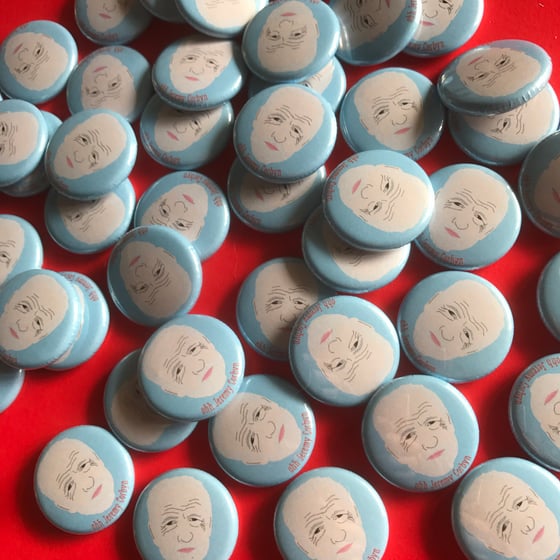 Image of 'Oh, Jeremy Corbyn' pin badge