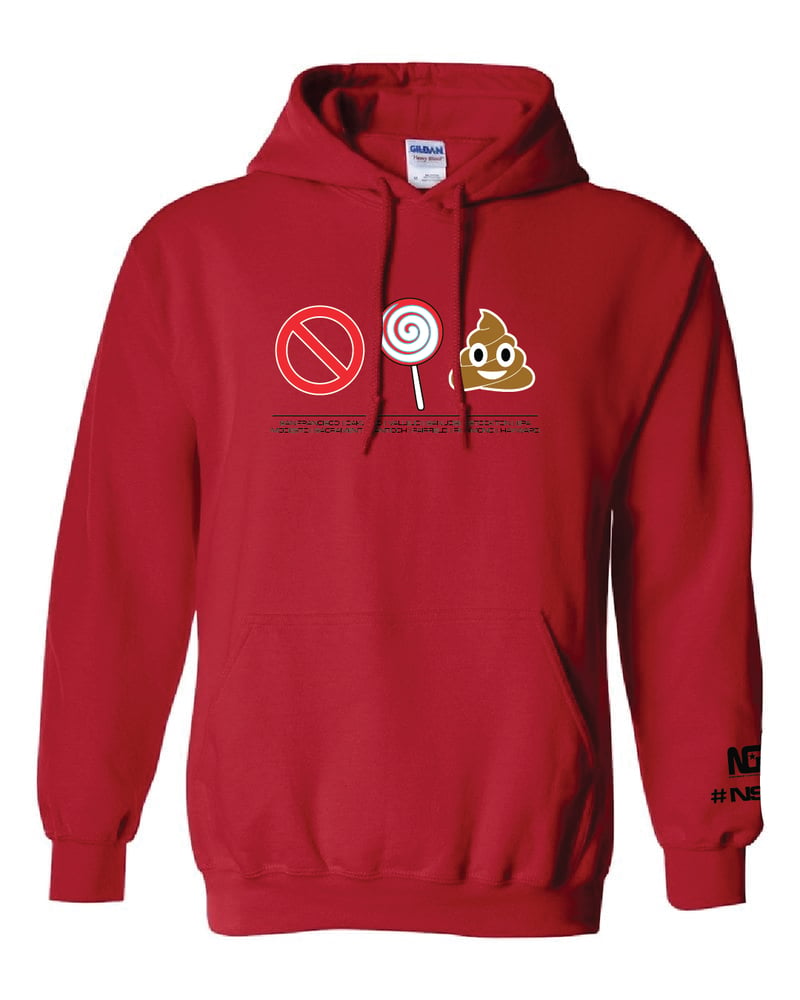 Image of Nss Red Hoodie