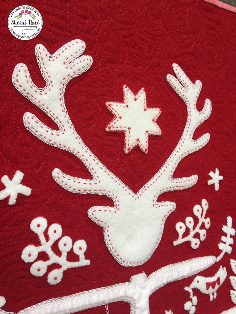 Image of Jul i Scandinavia ~ Christmas Quilt Pattern