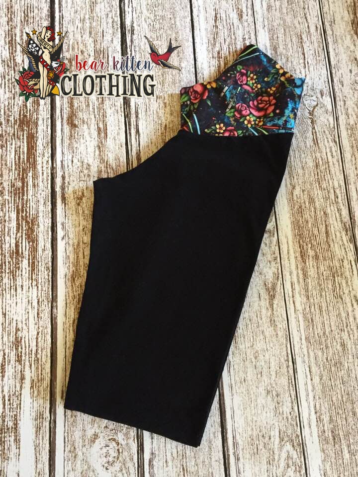 Image of Custom Solid PegLegs w/ Custom Fabric Waist Band