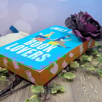 Book Lovers - Hand Stenciled Book