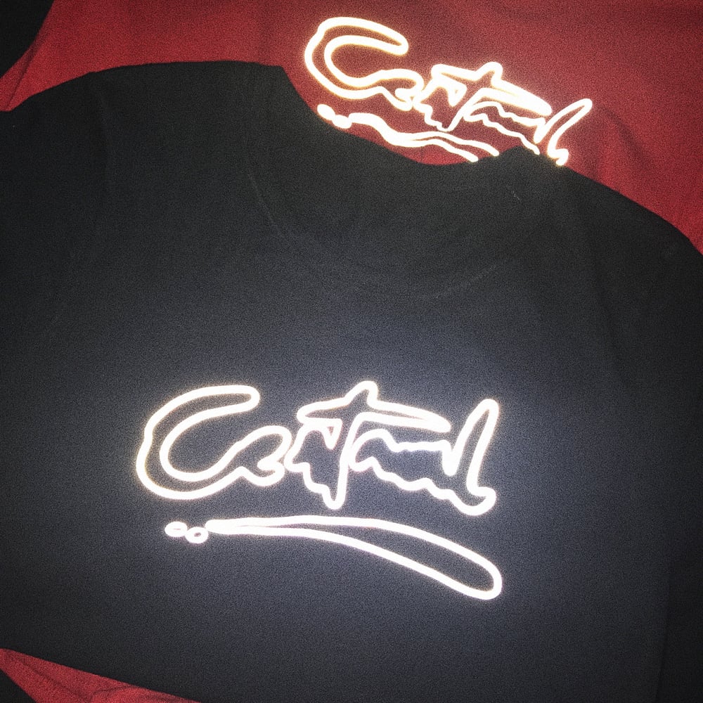 Image of Black Reflective Tee