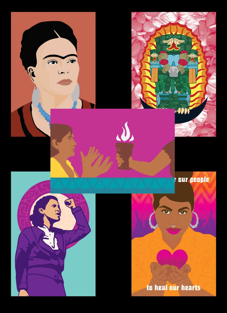 Image of Chingona Postcard Set