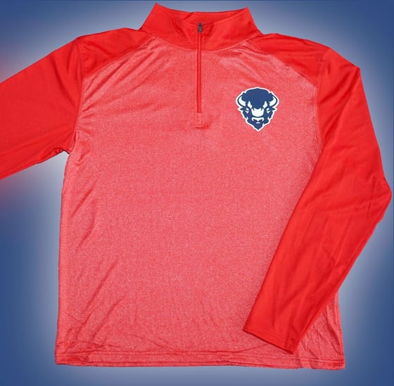 Image of Howard U Athletic Jacket in Red
