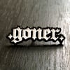 .goner. logo pin - Glow in the Dark