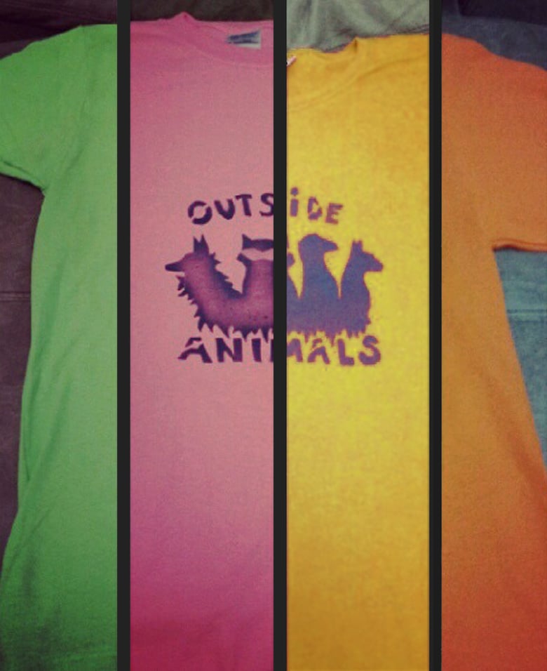 Image of Outside Animals Colored Tee