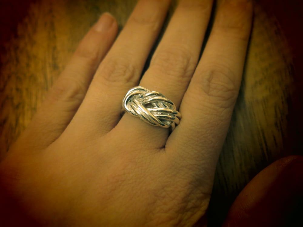 Image of Knot Ring Sterling Silver