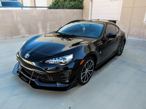 Image of 2017-2021 Toyota 86 "V2" front splitter 