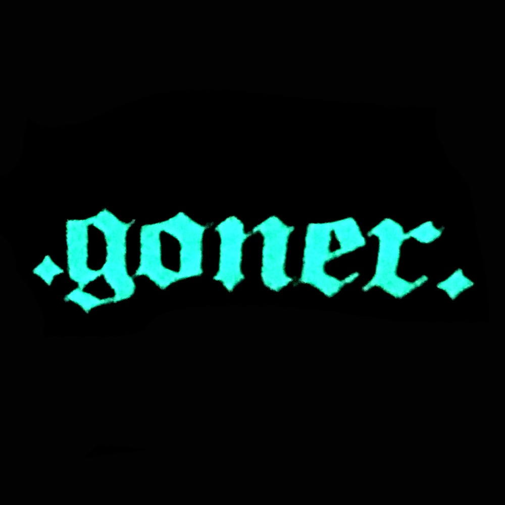 .goner. logo pin - Glow in the Dark