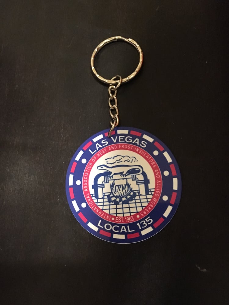Image of Poker chip key chain