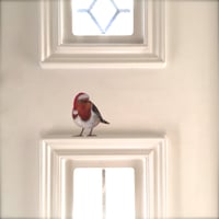 Image 2 of Santa Bobbi Robin  ~ ~ Removable Wall sticker