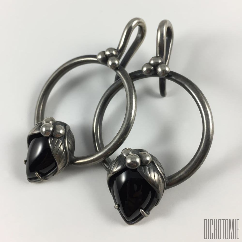 Image of La Belladonna Ear Weights Black Onyx