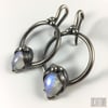 La Belladonna Ear Weights Rainbow Moonstone