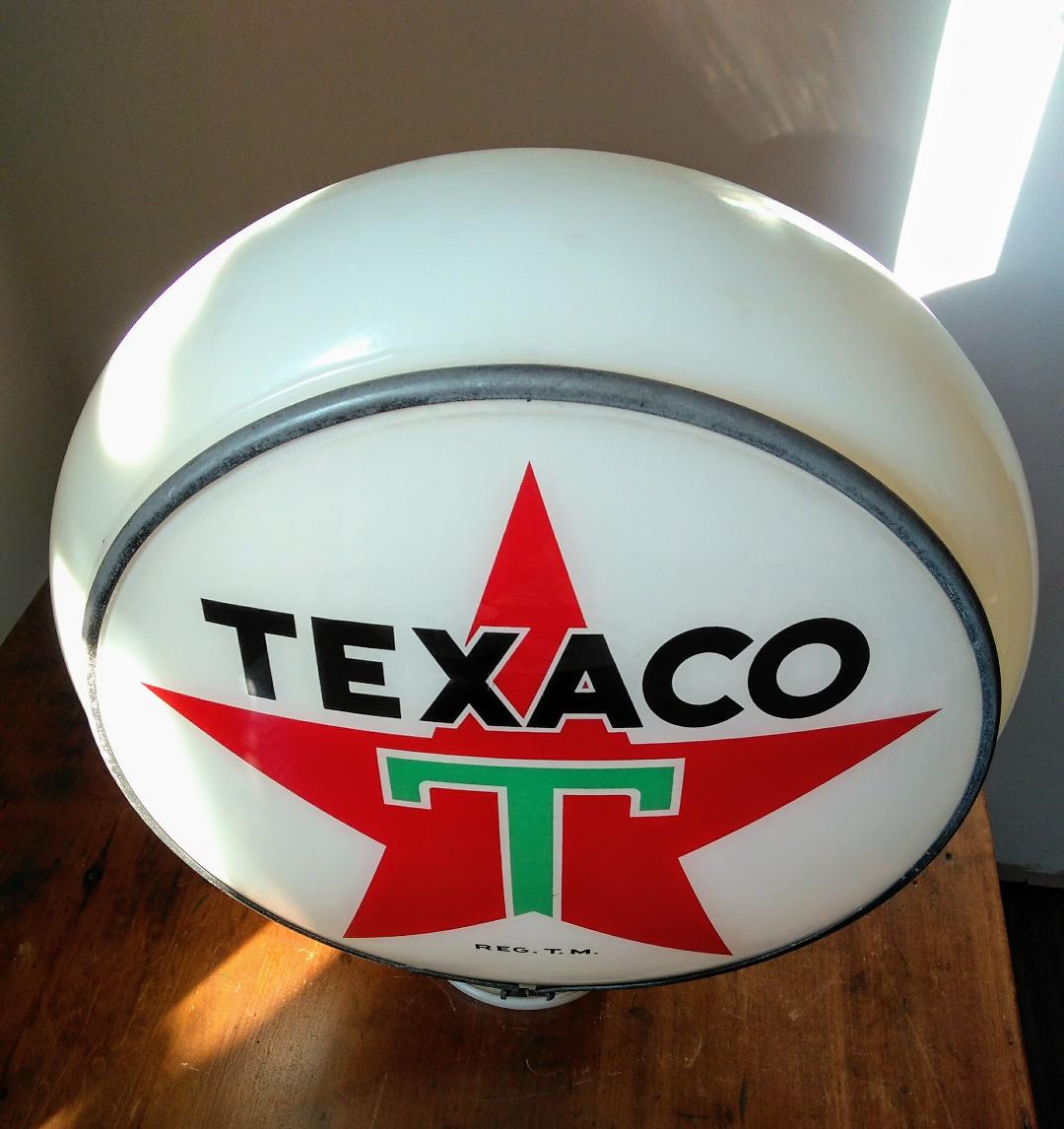 Texaco Star Gas Pump Globe 
