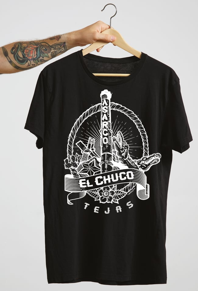 El Chuco Tejas Shirt  El Chuco Chavez Studio