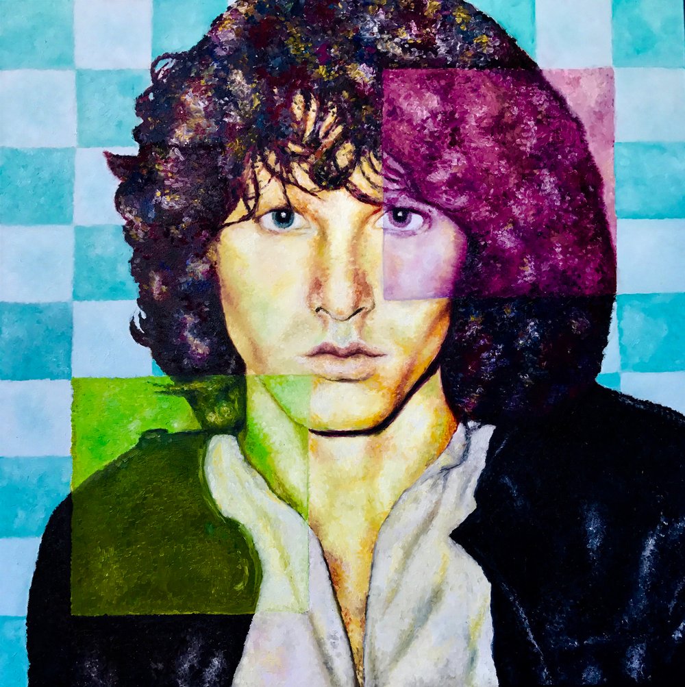 Image of Lizard king print