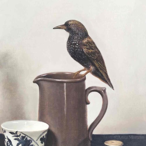 Image of 'and then the Starling said to the Rabbit' Print