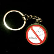 Image of UHOH Toys - Warning Keychain