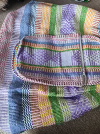 Image 2 of MALIA Mexican Baja woven fabric Backpack - LILAC 