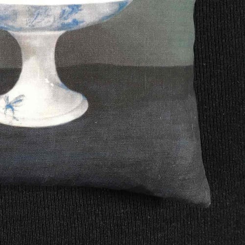 Image of Linen Red Apples Cushion