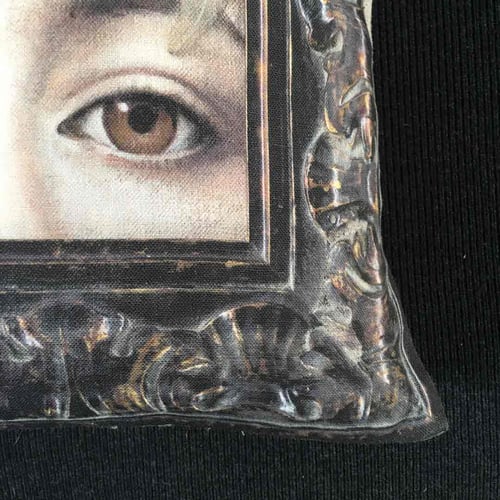 Image of Linen Tortoiseshell Eyes Cushion