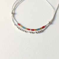Image 2 of Bracelet cordon lien "Pamuk"