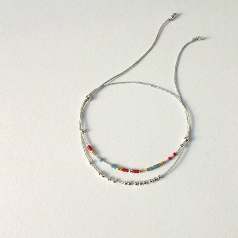 Image of Bracelet cordon lien "Pamuk"