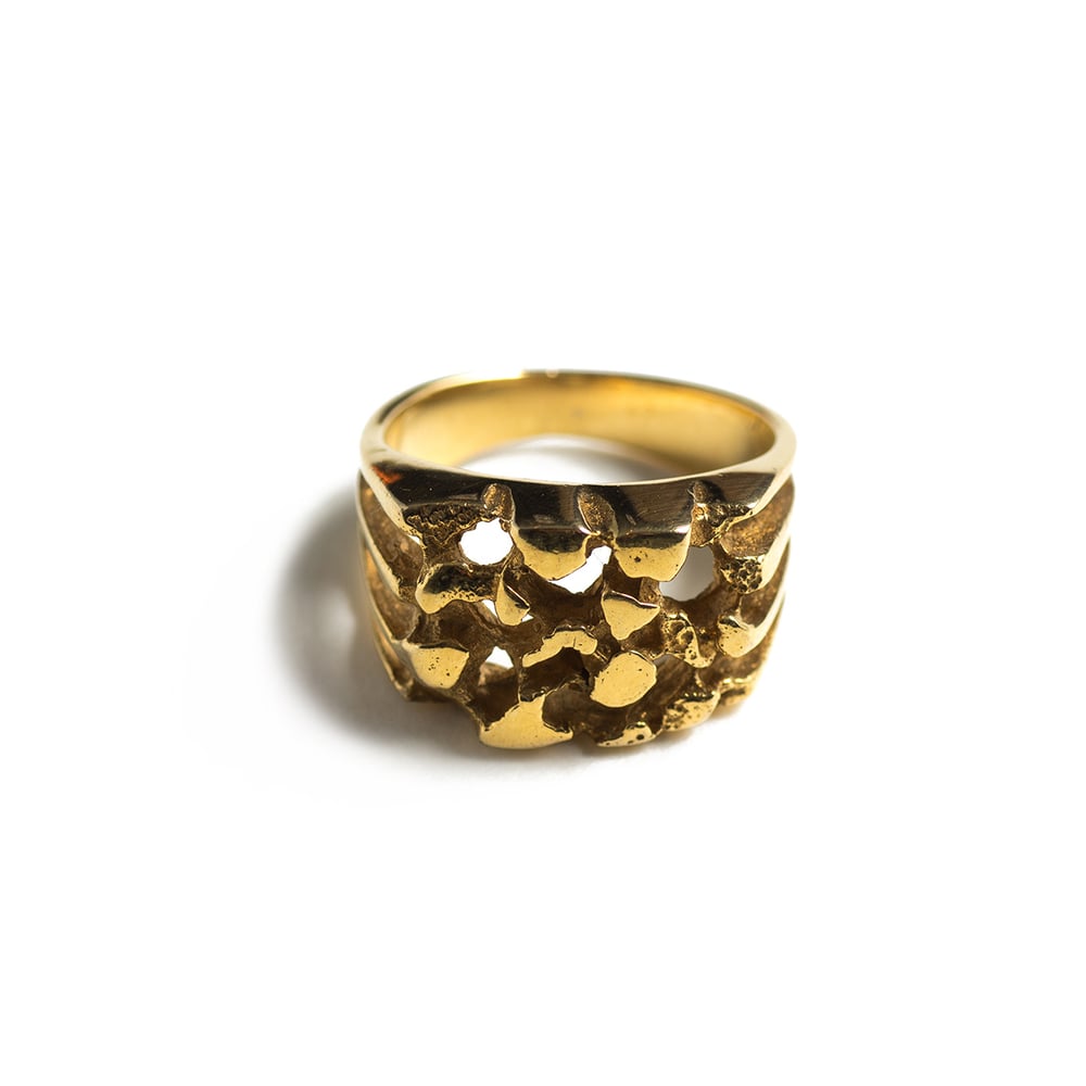 Image of Bague CÉSAR plaquée or