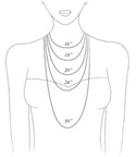 Aquamarine Nugget Necklace - on Sterling Silver