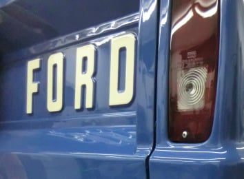 Image of Standard Tailgate Letter Decals.