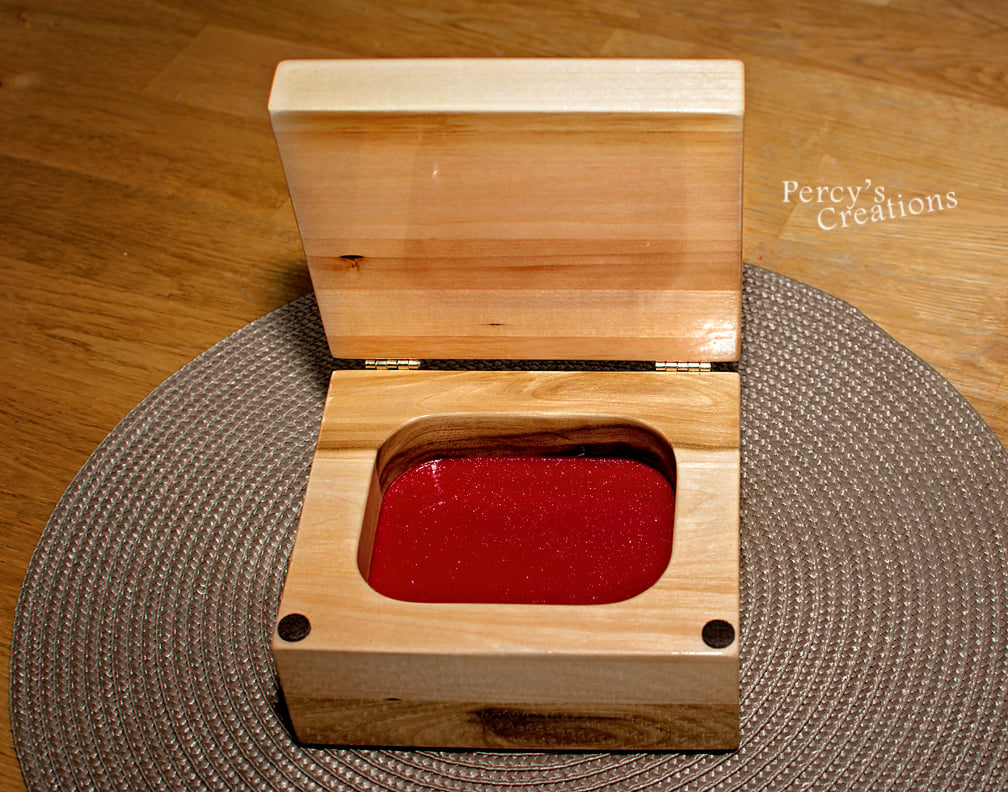 Reclaimed Wood Jewelry Keepsake Box, Bass Wood Ring Storage