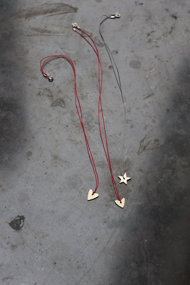 Image of TINY STAR + HEART NECKLACES