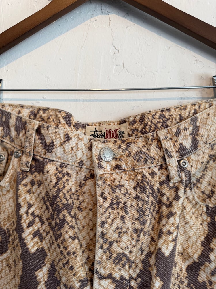 Image of Stussy Big Ol’ Washed Cotton Phython