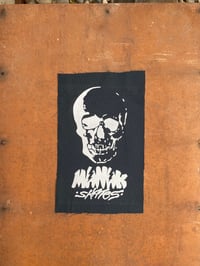 Image 1 of 16.5" x 10.5" OG Skull Canvas BACK PATCH