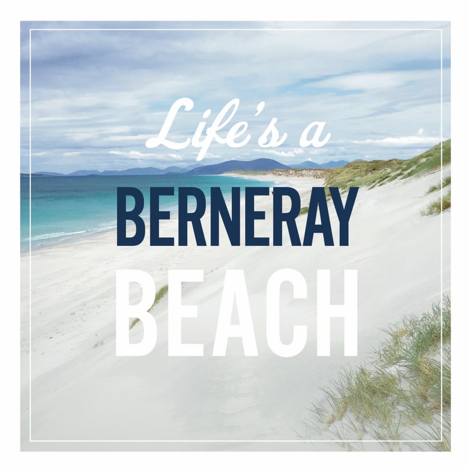 Image of Berneray window sticker